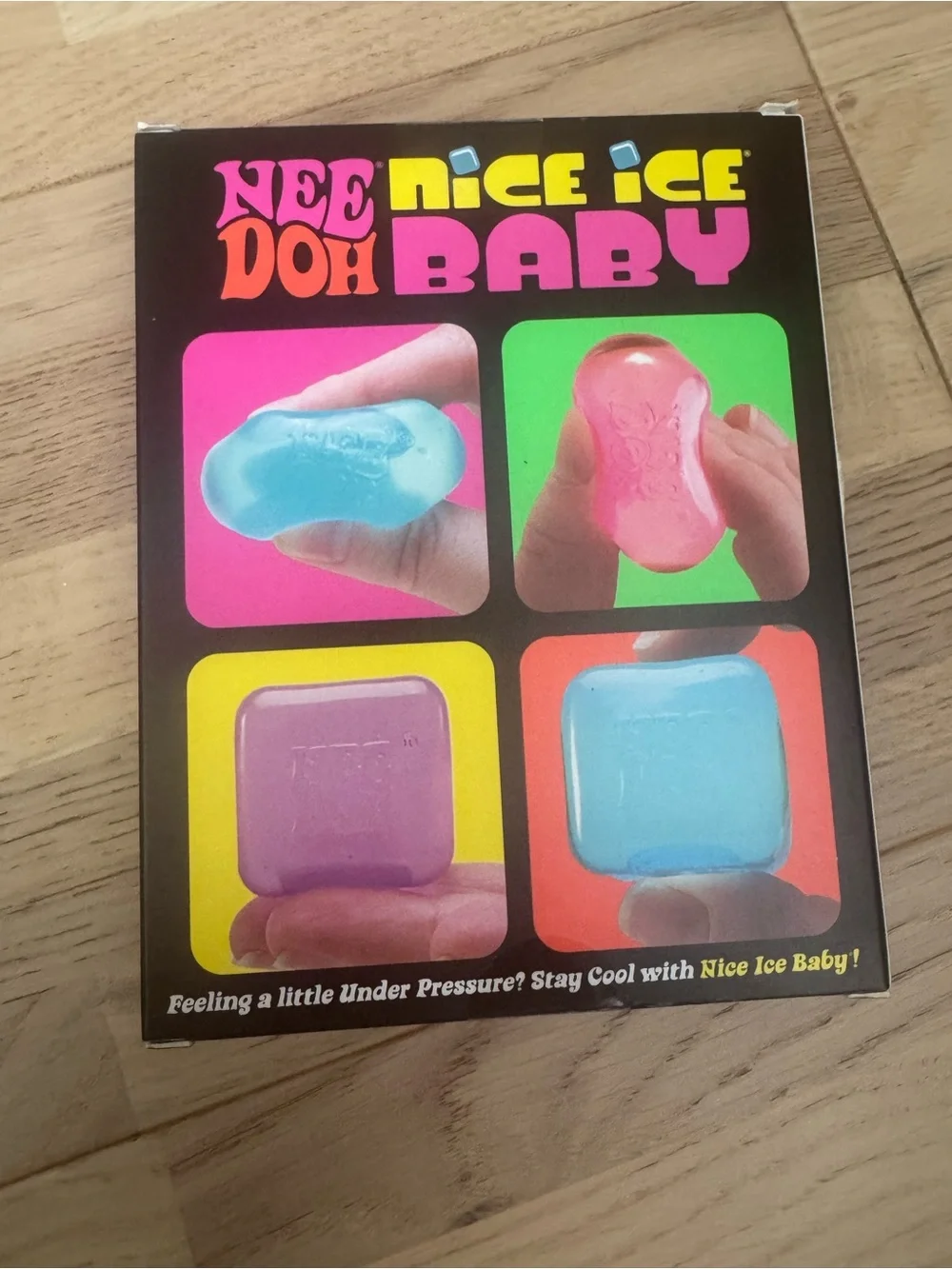 NeeDoh Nice Ice Baby Squishy Stress Toys - Blue, Pink, Purple Set